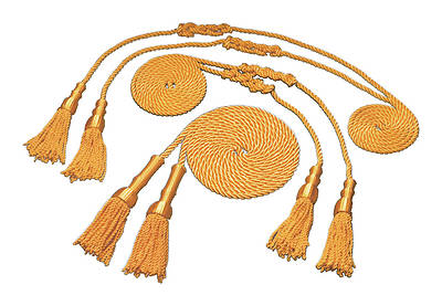 Picture of Gold Tassel and Cord for 4' X 6' Flag