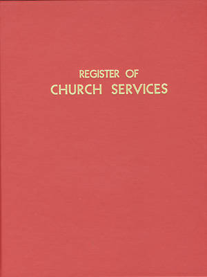 Picture of Register of Church Services #400