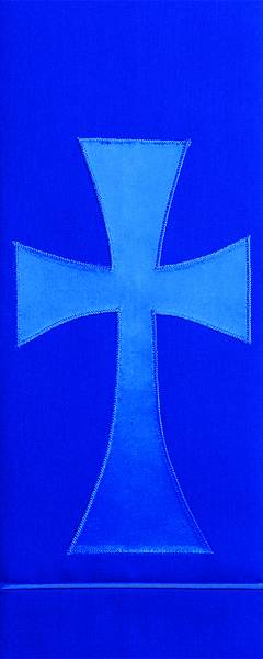 Picture of Blue Pure and Simple Cross Stole