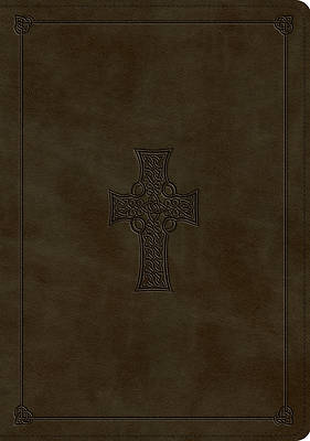Picture of ESV Study Bible (Trutone, Olive, Celtic Cross Design, Indexed)