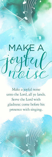 Picture of Make a Joyful Noise Bookmark / Psalm 100