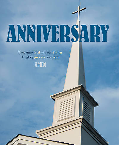 Picture of Now Unto God Church Anniversary Legal Size Bulletin