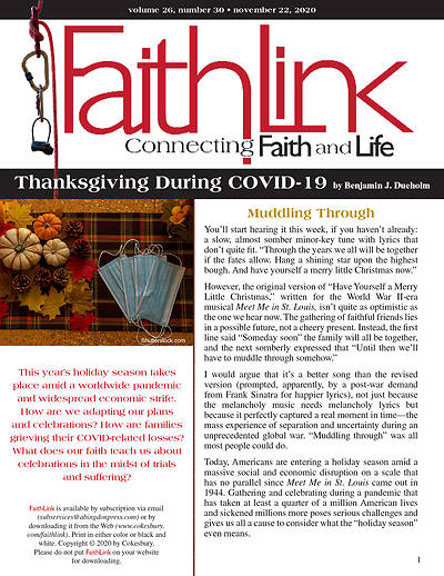 Picture of Faithlink - Thanksgiving During COVID-19 (11/22/2020)
