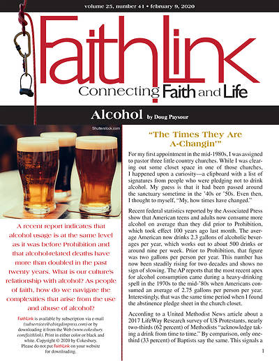 Picture of Faithlink - Alcohol (2/9/2020)