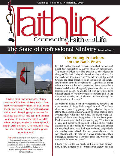 Picture of Faithlink - The State of Professional Ministry (3/22/2020)