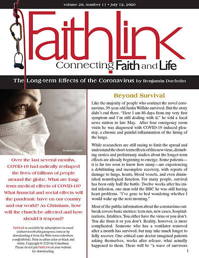 Picture of Faithlink - 07/12/2020 The Long-term Effects of the Coronavirus