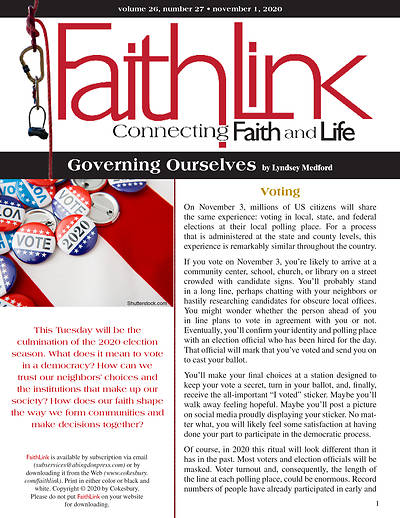 Picture of Faithlink - Governing Ourselves (11/01/2020)