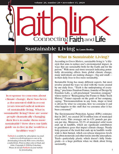 Picture of Faithlink - Sustainable Living (11/15/2020)