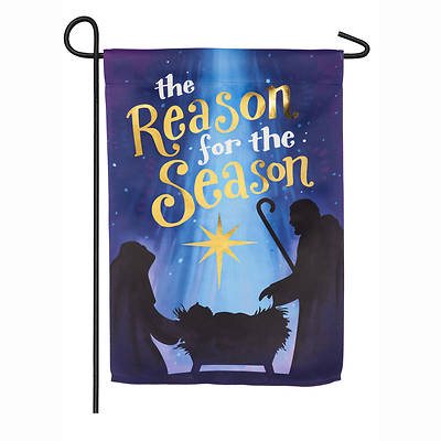Picture of Reason for the Season Garden Suede Flag