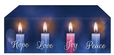Picture of Lights of Advent Altar Frontal - Blue