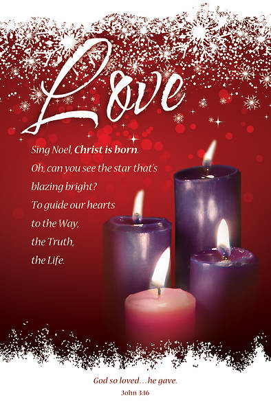 Picture of Love Advent Week 4 Regular Size Bulletin