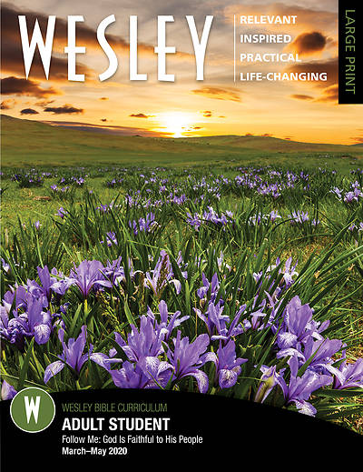 Picture of Wesley Adult Bible Student Large Print Spring 2020