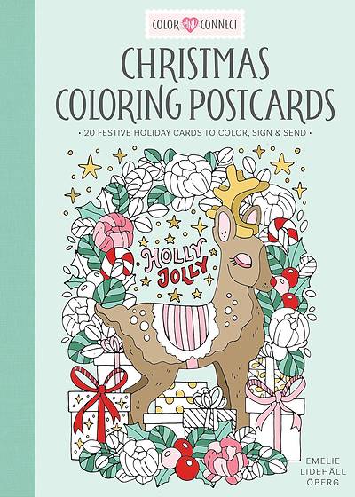 Christmas Coloring Postcards