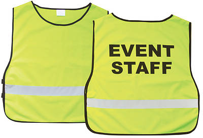 Picture of Event Staff Green Safety Vest