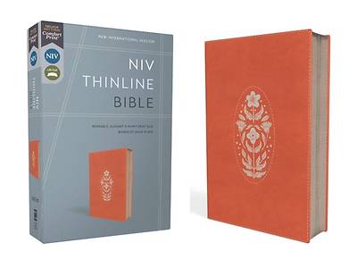Picture of Niv, Thinline Bible, Leathersoft, Coral, Zippered, Red Letter, Comfort Print