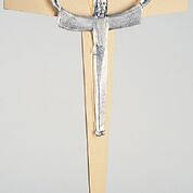 Picture of Koleys K330BRASS 78" Processional Crucifix Risen Christ
