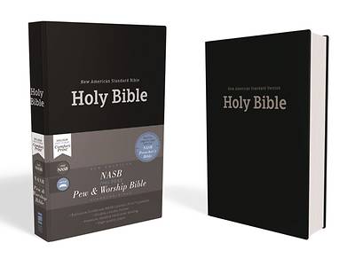 Picture of Nasb, Pew and Worship Bible, Hardcover, Black, 1995 Text, Comfort Print