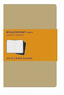 Picture of Journal Moleskine Cahier Kraft Ruled Extra Large