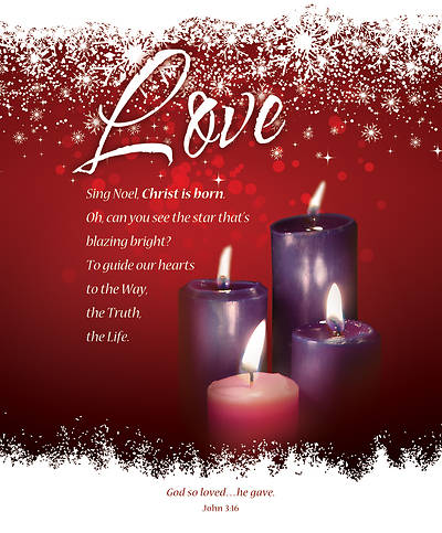 Picture of Love Advent Week 4 Legal Size Bulletin