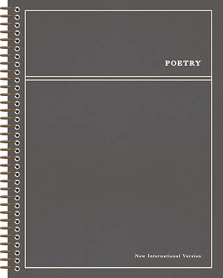 Niv, Journal the Word Bible, Single-Column, Spiral-Bound Edition, Poetry, Cloth Hardcover Spiral, Gray, Comfort Print