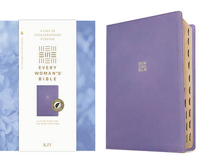 KJV Every Woman's Bible, Filament Enabled (Leatherlike, Periwinkle Purple, Indexed, Red Letter)