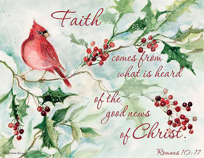 Picture of Cardinals & Berries Boxed Christmas Cards by LANG