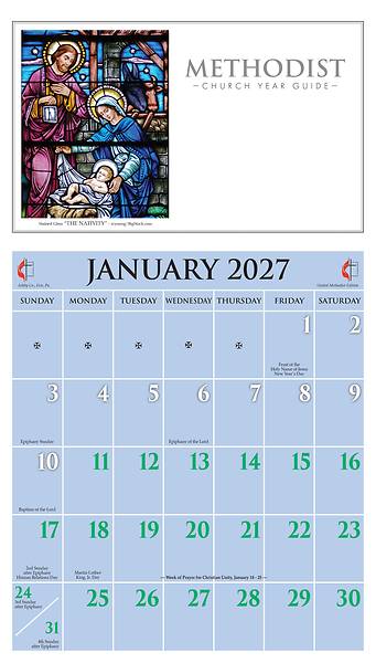 Ashby United Methodist Calendar 2027