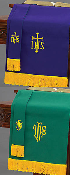 Picture of Abbott Hall SP-2 Reversible Purple/Green Two-Piece Parament Set