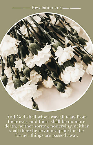 Picture of And God Shall Bulletin (Package of 100) Funeral