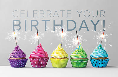 Picture of Celebrate Your Birthday Adult Birthday Postcards