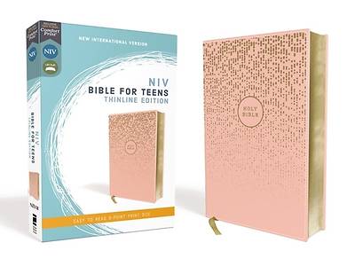 Picture of Niv, Bible for Teens, Thinline Edition, Leathersoft, Pink, Red Letter Edition, Comfort Print