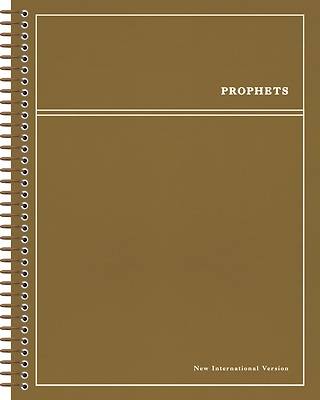 Niv, Journal the Word Bible, Single-Column, Spiral-Bound Edition, Prophets, Cloth Hardcover Spiral, Brown, Comfort Print