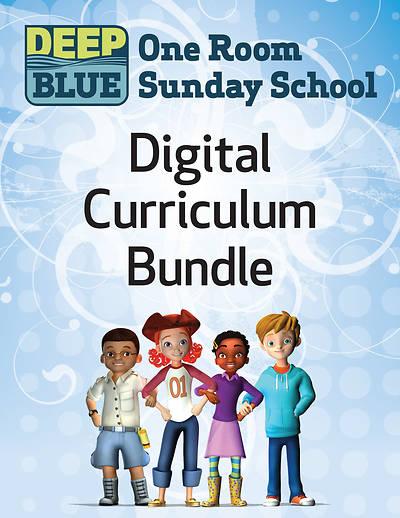 Picture of Deep Blue Digital One Room Sunday School Kit Fall Year 2