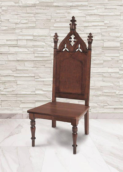 Picture of Cathedral Collection Side Chair - Walnut Stain