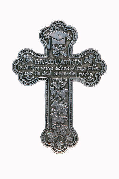 Picture of Graduation Message Metal Wall Cross 5.5"