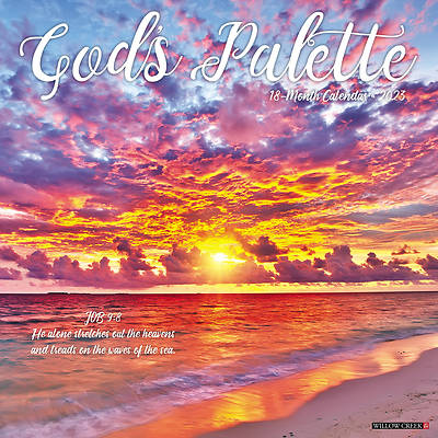 Picture of God's Palette 2023 Wall Calendar