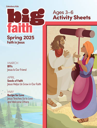 Picture of Cokesbury Kids Big Faith Spring 2025 Activity Sheets Ages 3-6