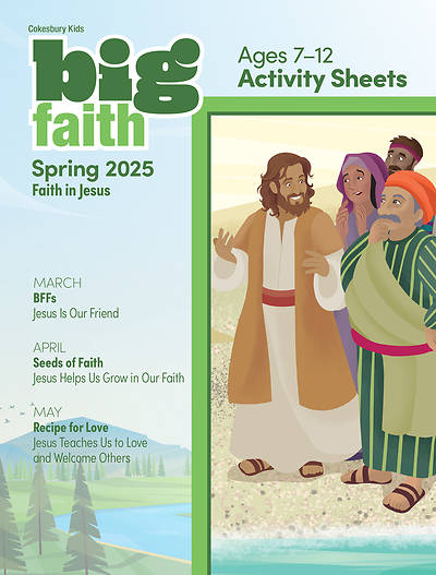 Picture of Cokesbury Kids Big Faith Spring 2025 Activity Sheets Ages 7-12