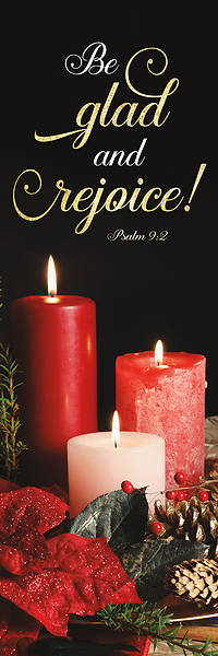 Picture of Be Glad and Rejoice Christmas 3' x 5' Banner