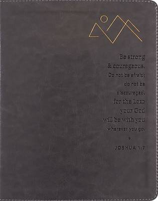 Niv, Journal the Word Bible (Perfect for Note-Taking), Double-Column, Leathersoft, Gray, Red Letter, Comfort Print