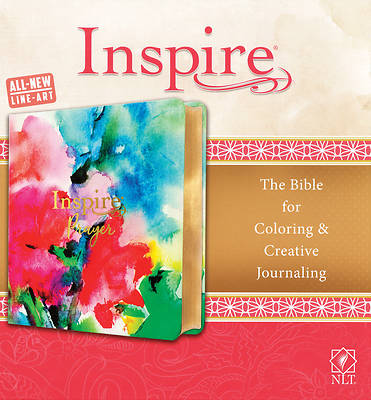 Picture of Inspire Prayer Bible NLT (Leatherlike, Joyful Colors with Gold Foil Accents)