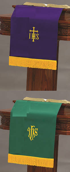 Picture of Abbott Hall SP Reversible Purple/Green Pulpit Scarf