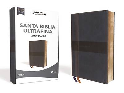Picture of Nbla Santa Biblia Ultrafina, Letra Grande, Tamaño Manual, Leathersoft, Azul, Edición Letra Roja