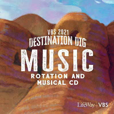 Picture of Vacation Bible School VBS 2021 Destination Dig Unearthing the Truth About Jesus Music Rotation And Musical CD