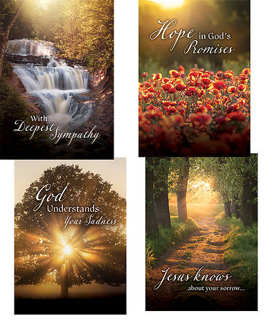 Picture of Glimmers of Hope Sympathy Cards - Box of 12