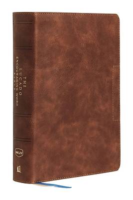Picture of Nkjv, Lucado Encouraging Word Bible, Brown, Leathersoft, Comfort Print