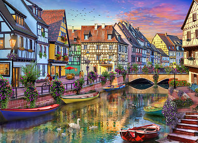 Picture of Colmar Canal Jigsaw Puzzle