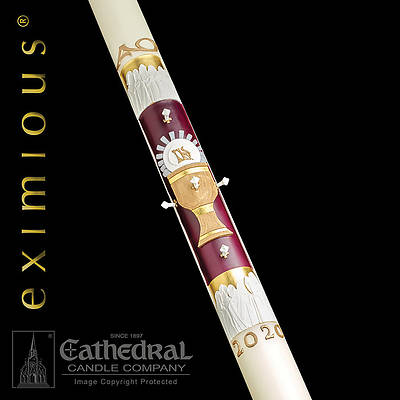 Picture of Cathedral Eximious The Twelve Apostles Paschal Candle 3-1/2" x 62"