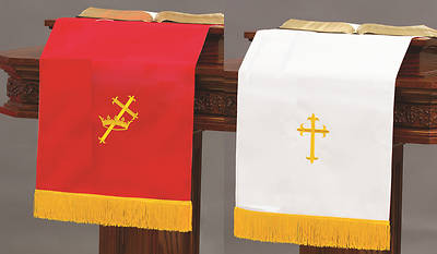 Picture of Abbott Hall SP Reversible Red/White Pulpit Scarf