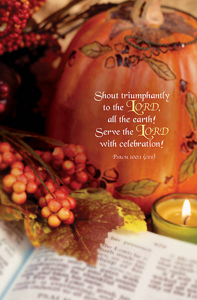 EXTRA Word Alive! Weekly Bulletin Thanksgiving, Legal Size (Package of 25)